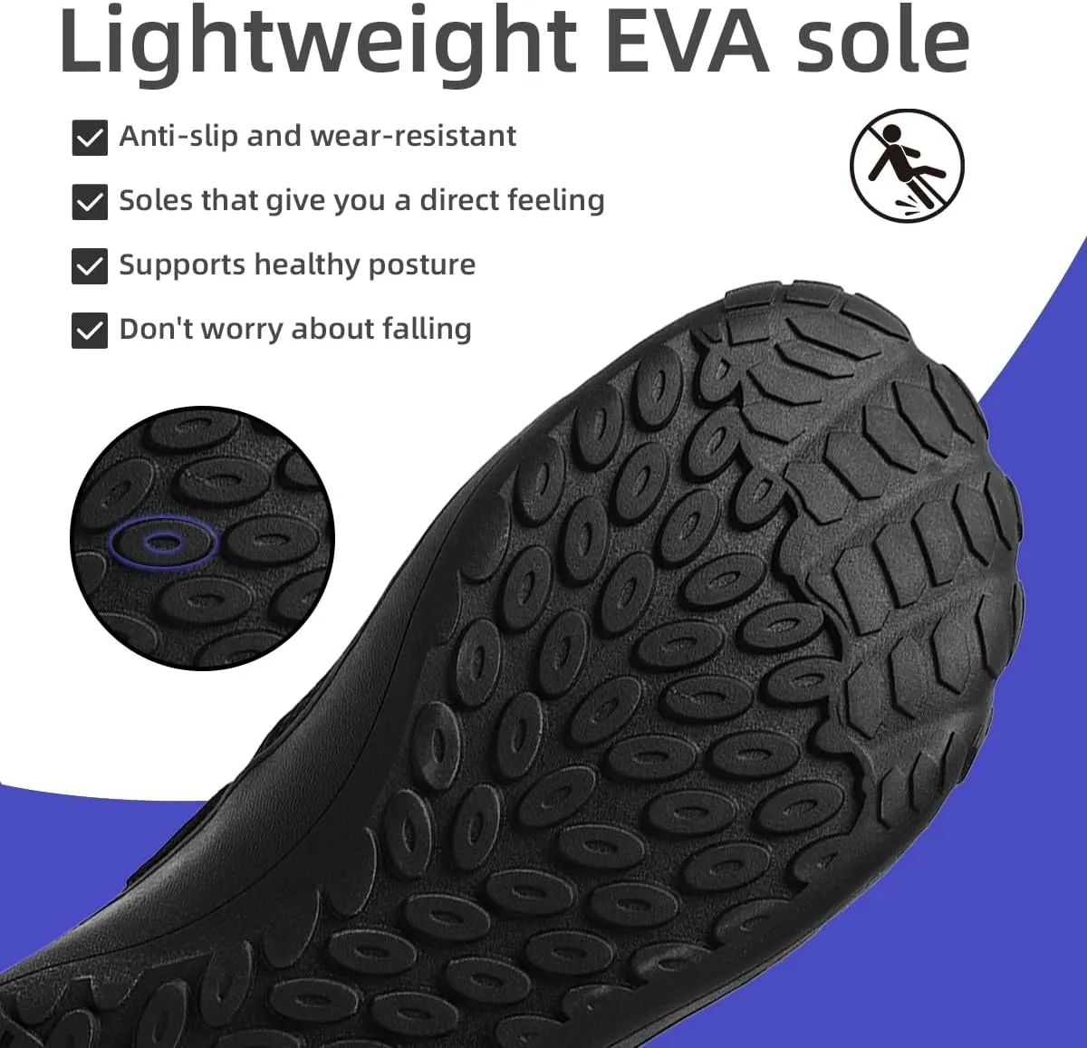 Mens Wide Toe Box Shoes Slip On Walking Shoes Sneakers Sports Casual Office Outdoor Activities Non Slip Rubber Outsole Minimalist Comfortable