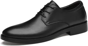 Men's Wingtip Brogue Formal Business Dress Shoes with Leather Sole Oxford Shoes