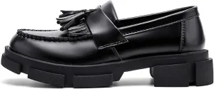 Men's Women's Comfortable Breathable Loafers Lightweight Soft Men's Shoes Women's Shoes Wide Version Wear-Resistant Oxford Shoes Black