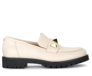 Michael Kors Holland Loafer Light Cream 8 M