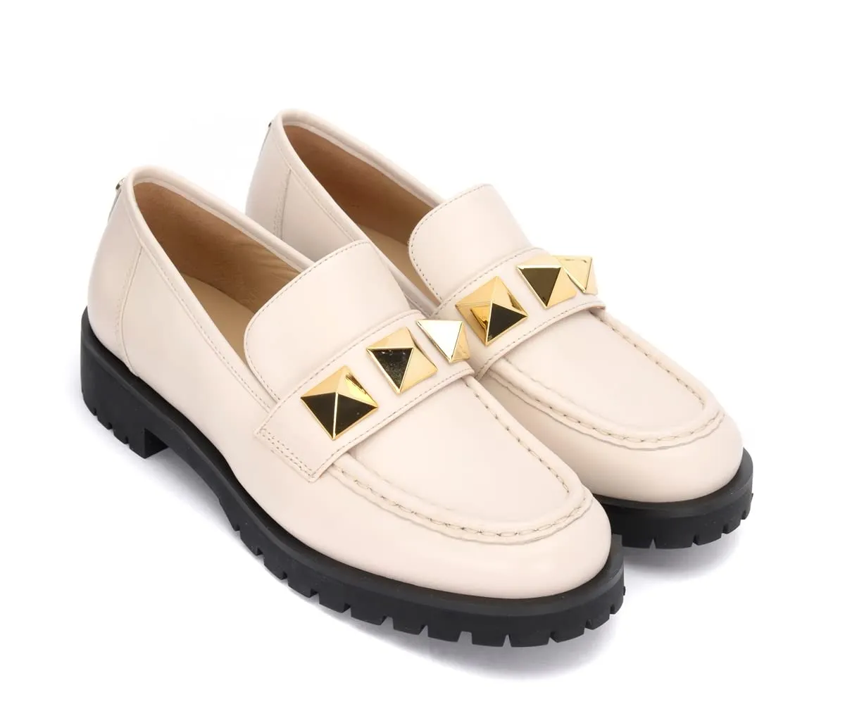 Michael Kors Holland Loafer Light Cream 8 M