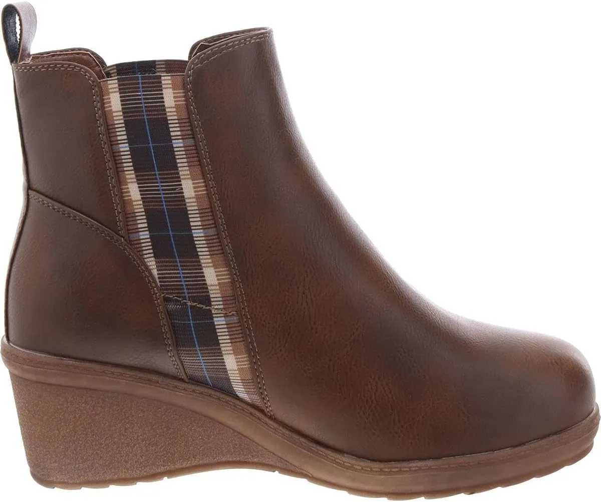 MUK LUKS Women's England Oxford Boots