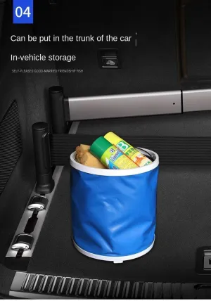 Multifunctional Portable car wash Collapsible Bucket Oxford Cloth Portable Outdoor Vehicle-Mounted Home use