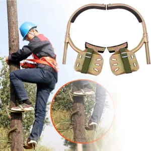 Non-Slip Climbing Tree Spikes, Tree Climbing Gear, Tree Climbing Tool for Hunting Observation, Fruit Picking, Coconut, Easy to Use.,250Model