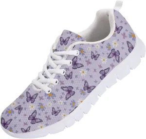 Novelty Walking Shoe Plus Size Lace Up Shoes for Women Daily Lightweight Outdoor Sneaker Soft Womens Tennis Sneakers