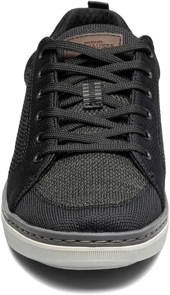 Nunn Bush Men's Aspire Knit Moccasin Toe Sneaker Oxford Comfortable Lightweight Fabric Lace Up