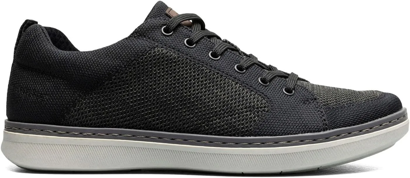 Nunn Bush Men's Aspire Knit Moccasin Toe Sneaker Oxford Comfortable Lightweight Fabric Lace Up