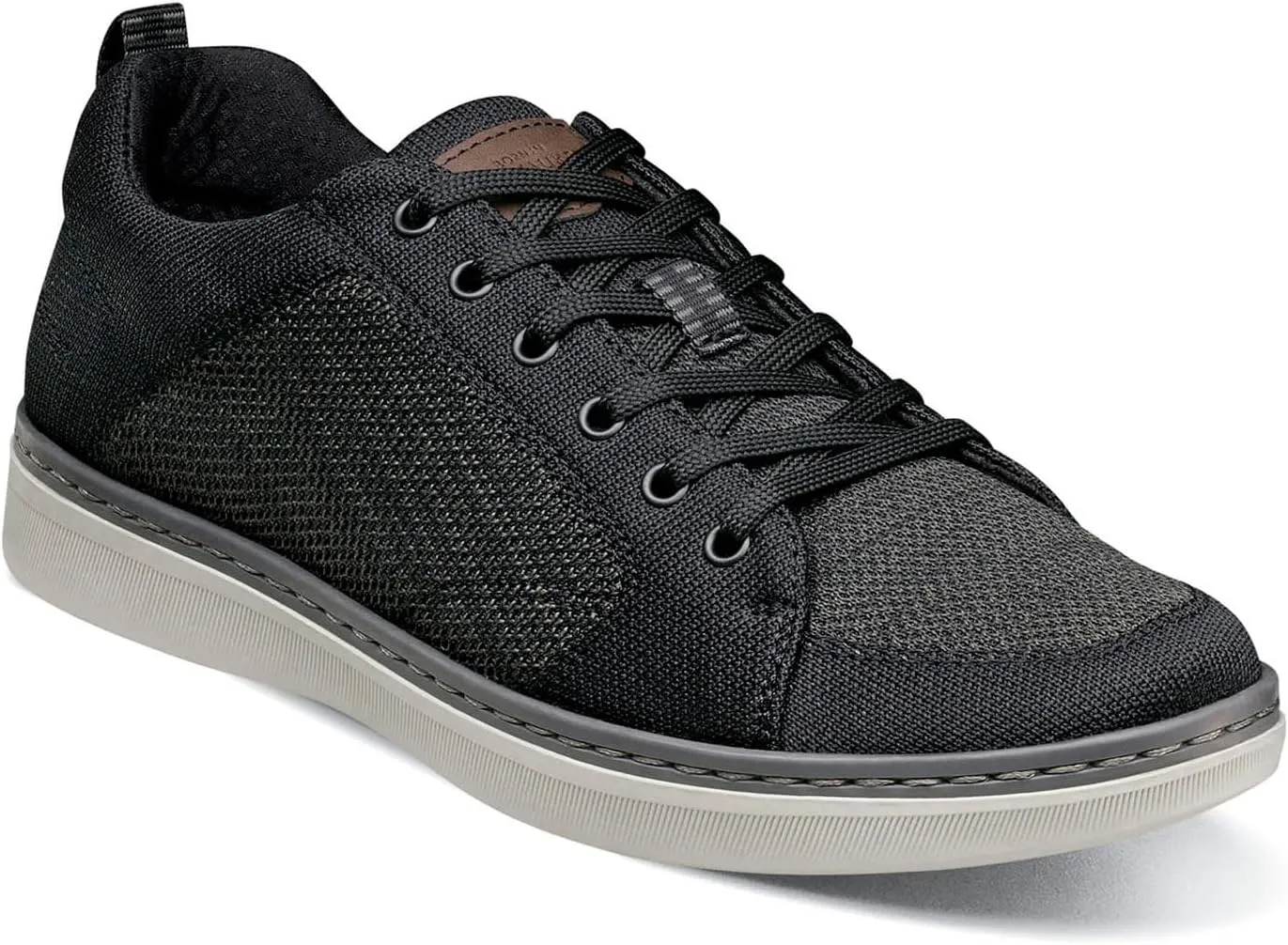 Nunn Bush Men's Aspire Knit Moccasin Toe Sneaker Oxford Comfortable Lightweight Fabric Lace Up