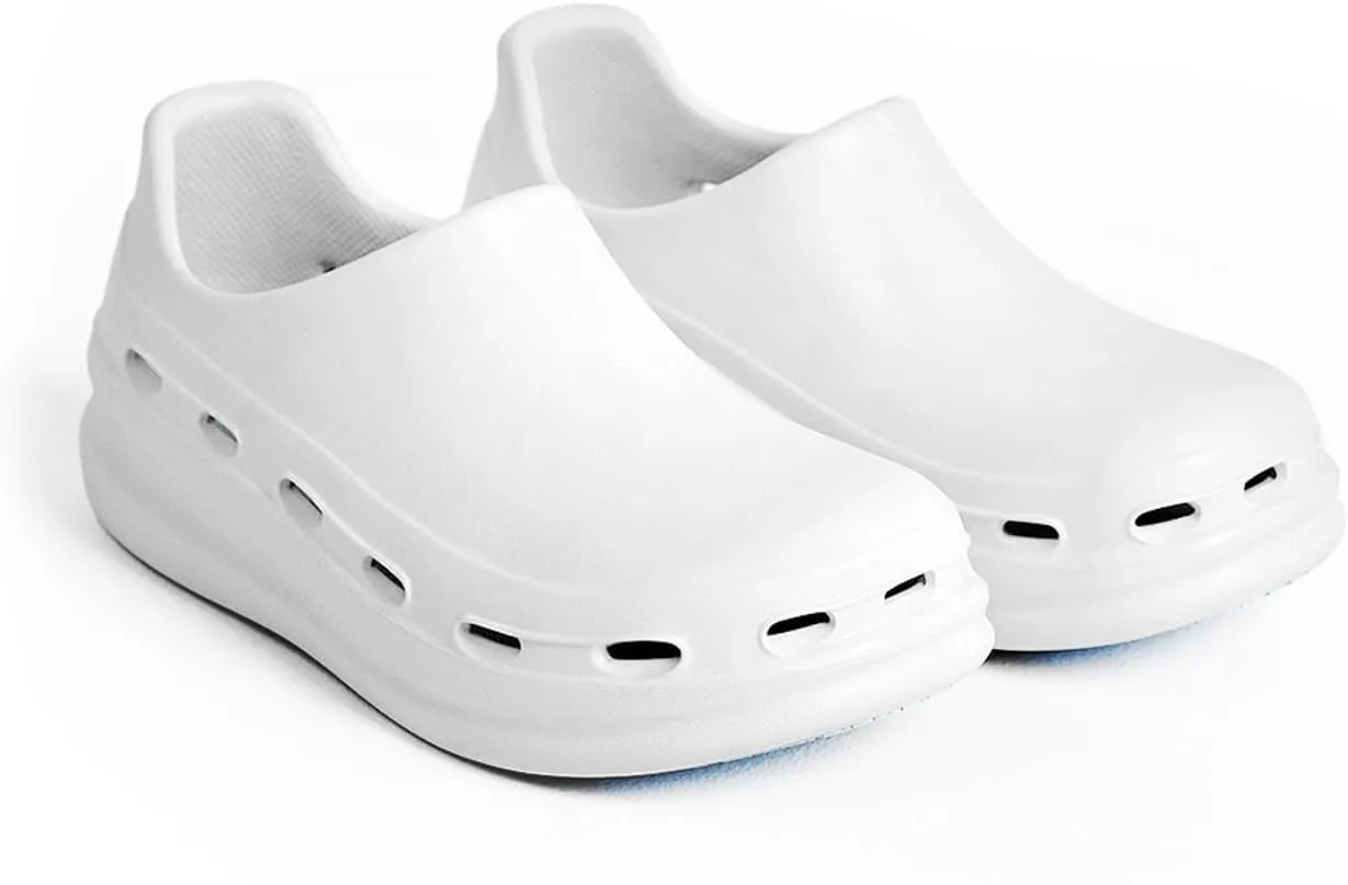NURSTEP Unisex Lightweight Slip On Comfortable Slip Resistant Medical Nursing Clog Scrub Recovery Slides with Arch Support Insoles for Healthcare Hospital Work Operating Room