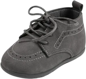 ohsofy Infant Baby Boy Oxford Shoes PU Leather Loafers Rubber and Soft Sole Wedding Dress Shoes Toddler Girl Baby Walking Shoes