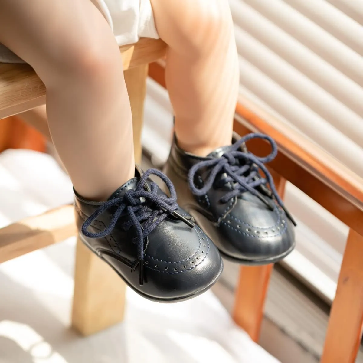 ohsofy Infant Baby Boy Oxford Shoes PU Leather Loafers Rubber and Soft Sole Wedding Dress Shoes Toddler Girl Baby Walking Shoes