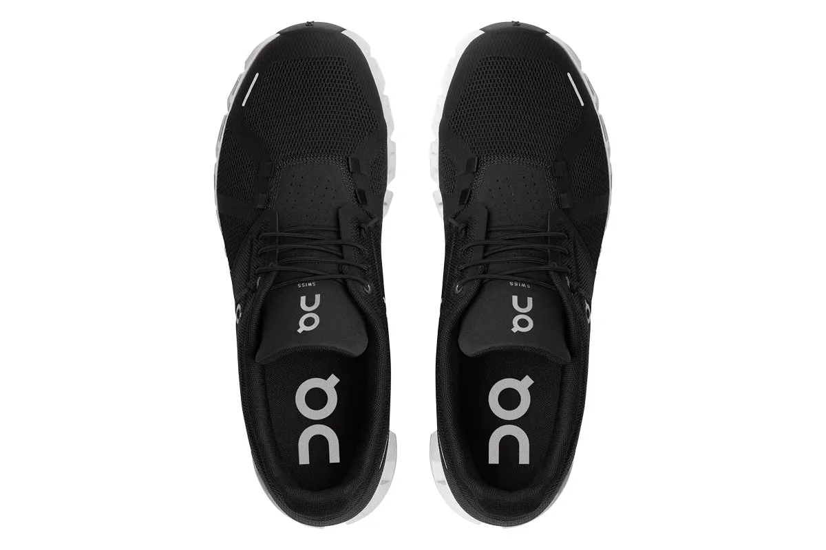 On Cloud 5 D Black/White Mens