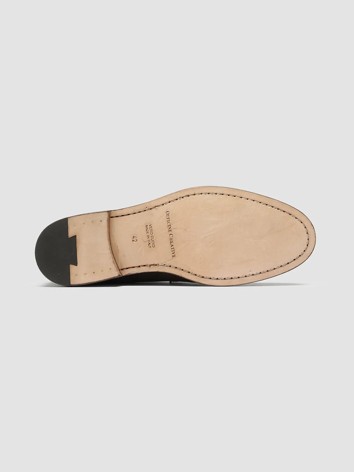 OPERA 001 - Mocassini Penny Loafer in Pelle Scamosciata Marrone