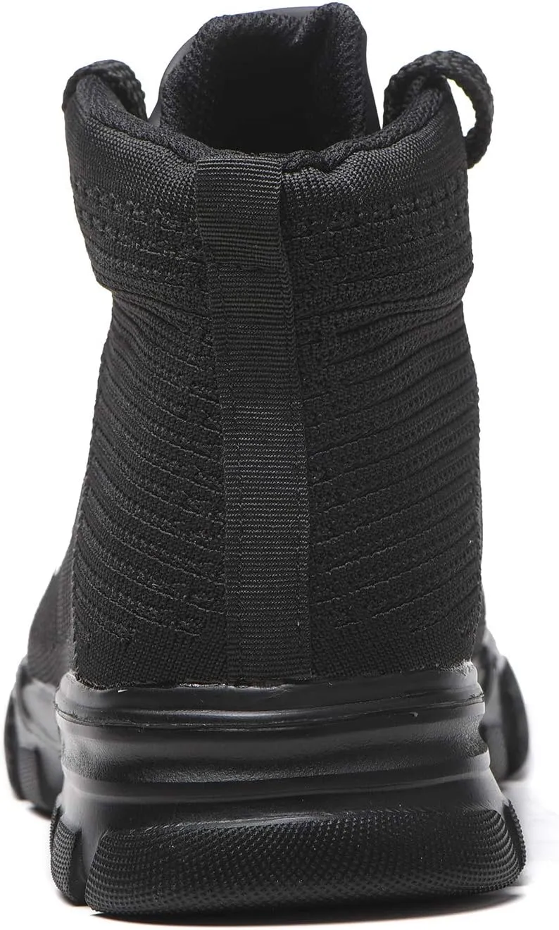 ORISATCO Steel Toe Boots for Mens Womens, Lightweight Comfortable Industrial Construction Slip Resistant Winter Work Safety Shoes