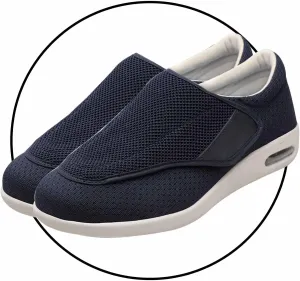 Orthopedic Shoes for Mens Running Walking Slip On Sneakers Plantar Fasciitis Supportive Fashion Boat Shoes for Flat Feet Comfortable Slip-On Sneakers