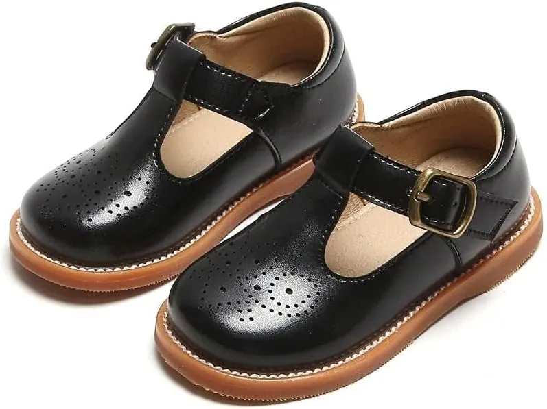 Otter MOMO Toddler/Little Girls Mary Jane Slip-on School Uniform Party Dress Shoes