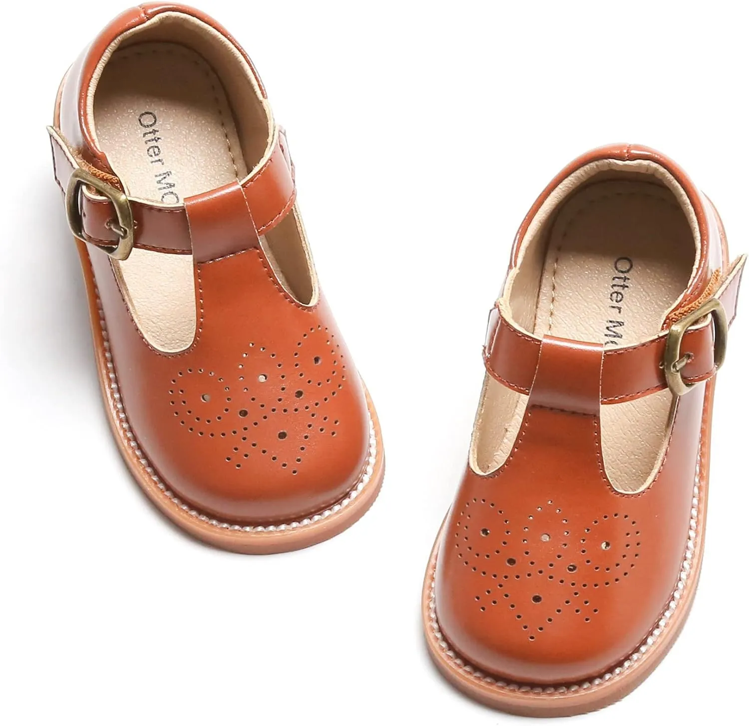 Otter MOMO Toddler/Little Girls Mary Jane Slip-on School Uniform Party Dress Shoes