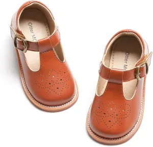 Otter MOMO Toddler/Little Girls Mary Jane Slip-on School Uniform Party Dress Shoes