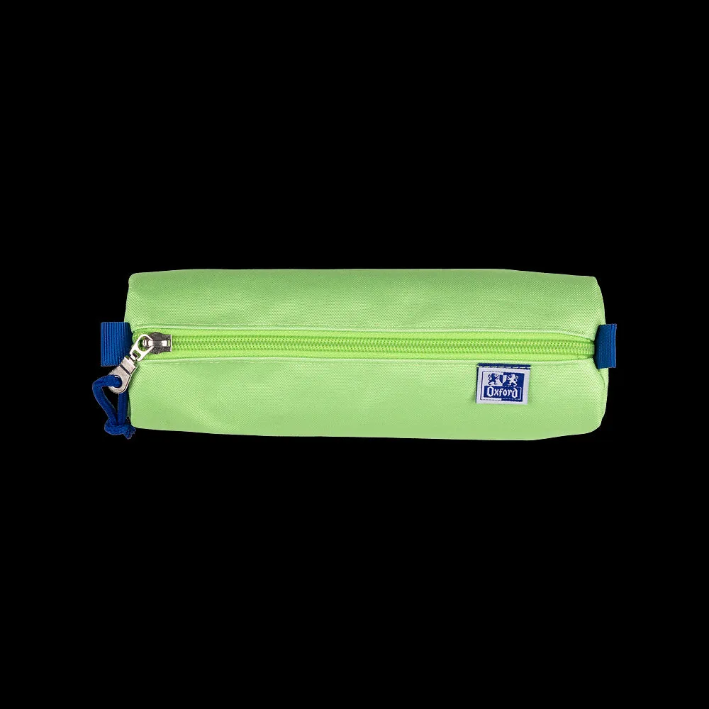 Oxford Bright Green Large Round Pencil Case