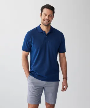 Oxford Pocket Polo - Deep Blue