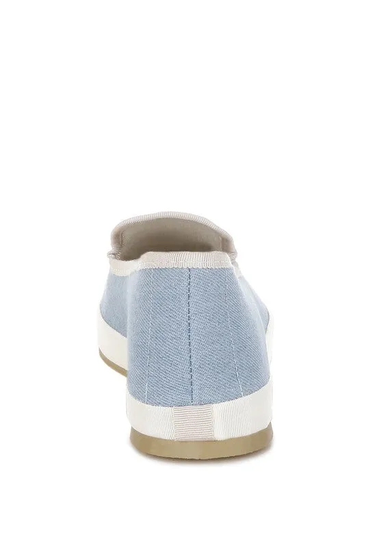Palin Denim Slip On Loafers