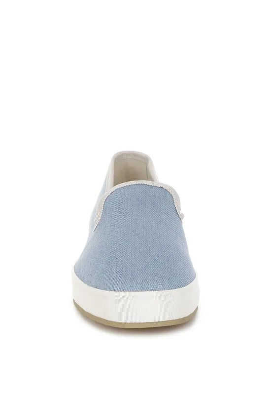 Palin Denim Slip On Loafers