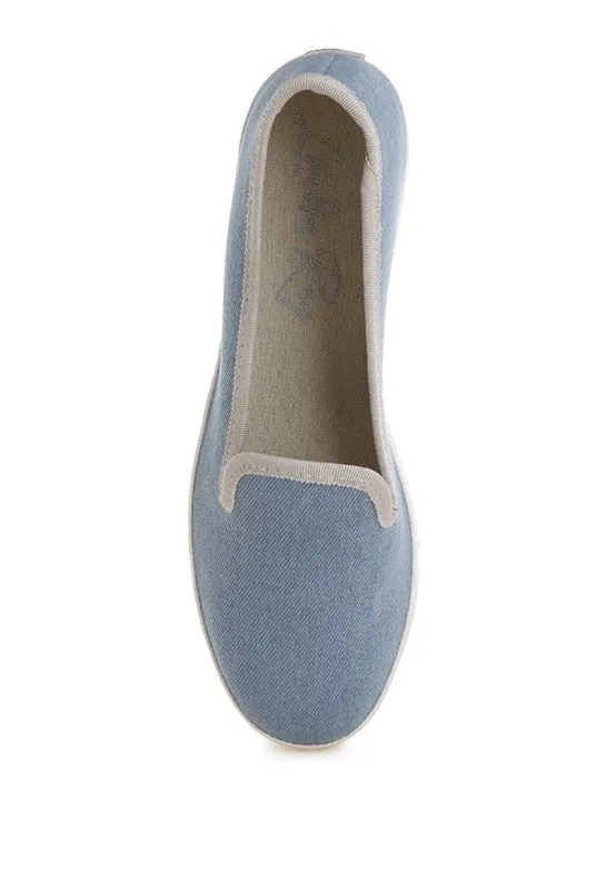 Palin Denim Slip On Loafers