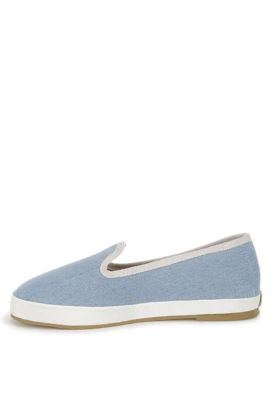 Palin Denim Slip On Loafers