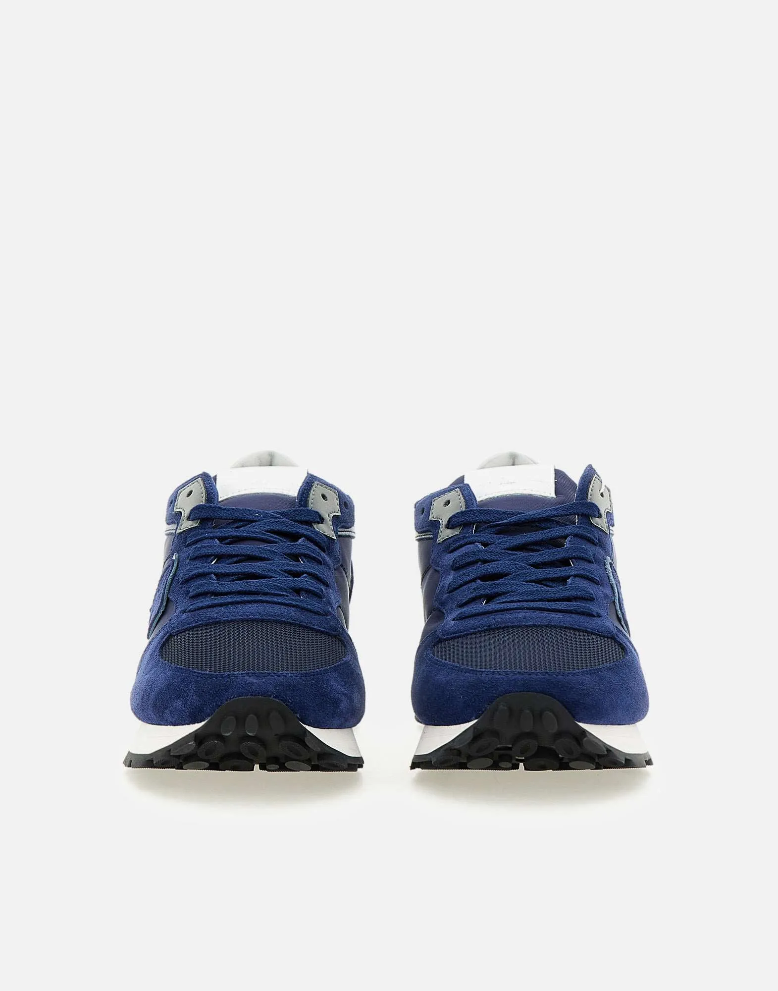 Philippe Model Tropez Tyg Suede Blue Sneakers