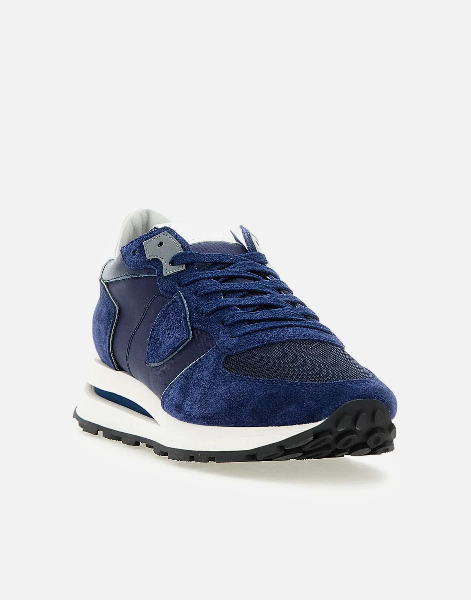 Philippe Model Tropez Tyg Suede Blue Sneakers