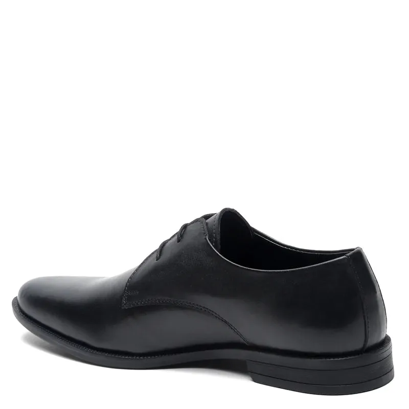 Plain Toe Classic Leather Derby Shoes