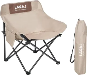 Portable Camping Chair, Outdoor Folding Chair, Oxford Cloth Backpacking Chair with Aluminum Frame,264lbs Support,No Installation Required