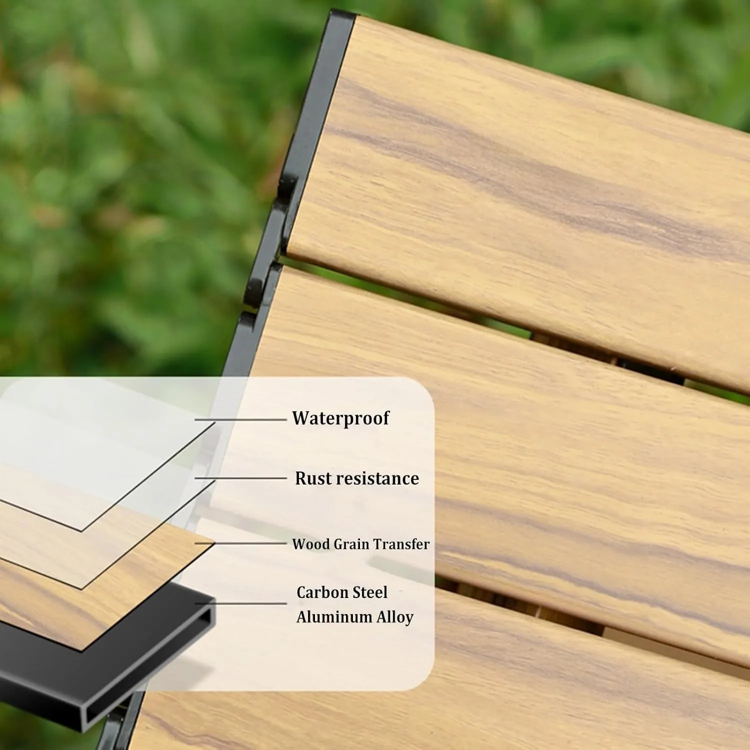 Portable Picnic Table Aluminum Alloy Lightweight Roll Table with Easy Carry Bag for Outdoor Cooking, Beach, Picnic