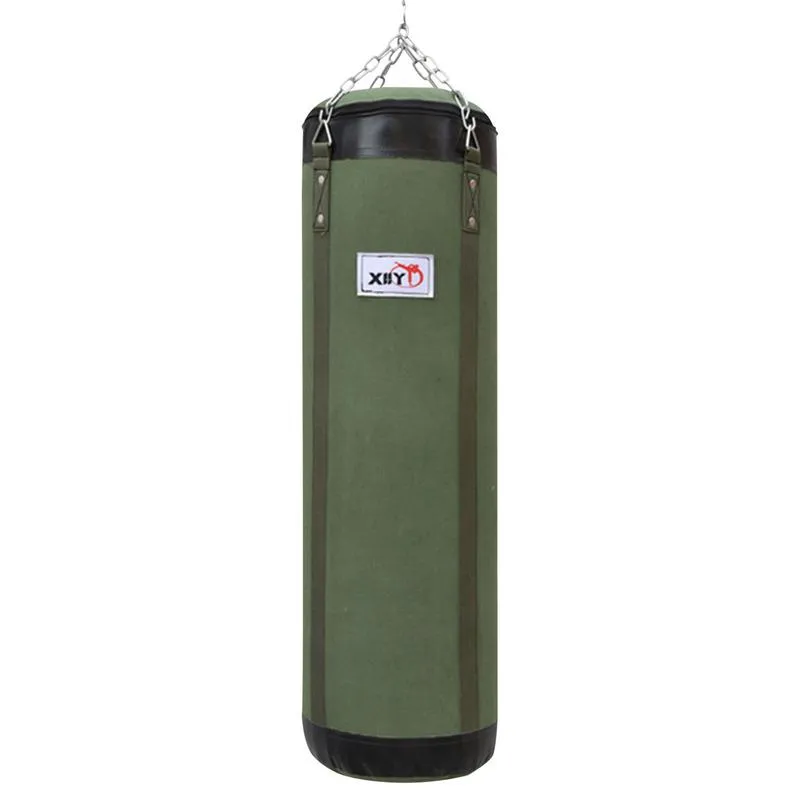 Premium PVC Boxing Sandbag – Durable Hanging Punching Bag for Indoor & Outdoor Training – Oxford Cloth & Sponge Material – Available in 60/80/100cm Sizes – Includes Chain for Secure Mounting