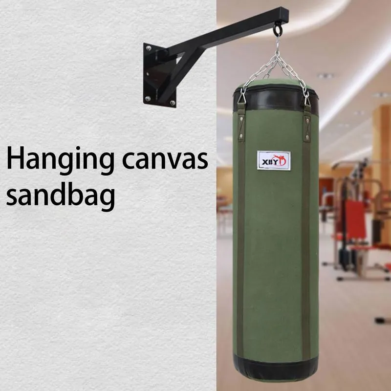 Premium PVC Boxing Sandbag – Durable Hanging Punching Bag for Indoor & Outdoor Training – Oxford Cloth & Sponge Material – Available in 60/80/100cm Sizes – Includes Chain for Secure Mounting