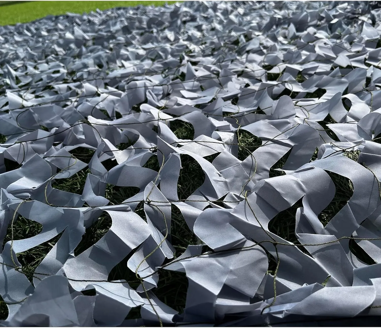 Professional Camouflage Net,Tear-Resistant Sunshade Net,3m4m5m6m7m8m9m10m Woodland Military Camo Netting, Gray Sunscreen Blinds Thickened Oxford Cloth,Grey-2x5m(6.6 * 16.4ft)