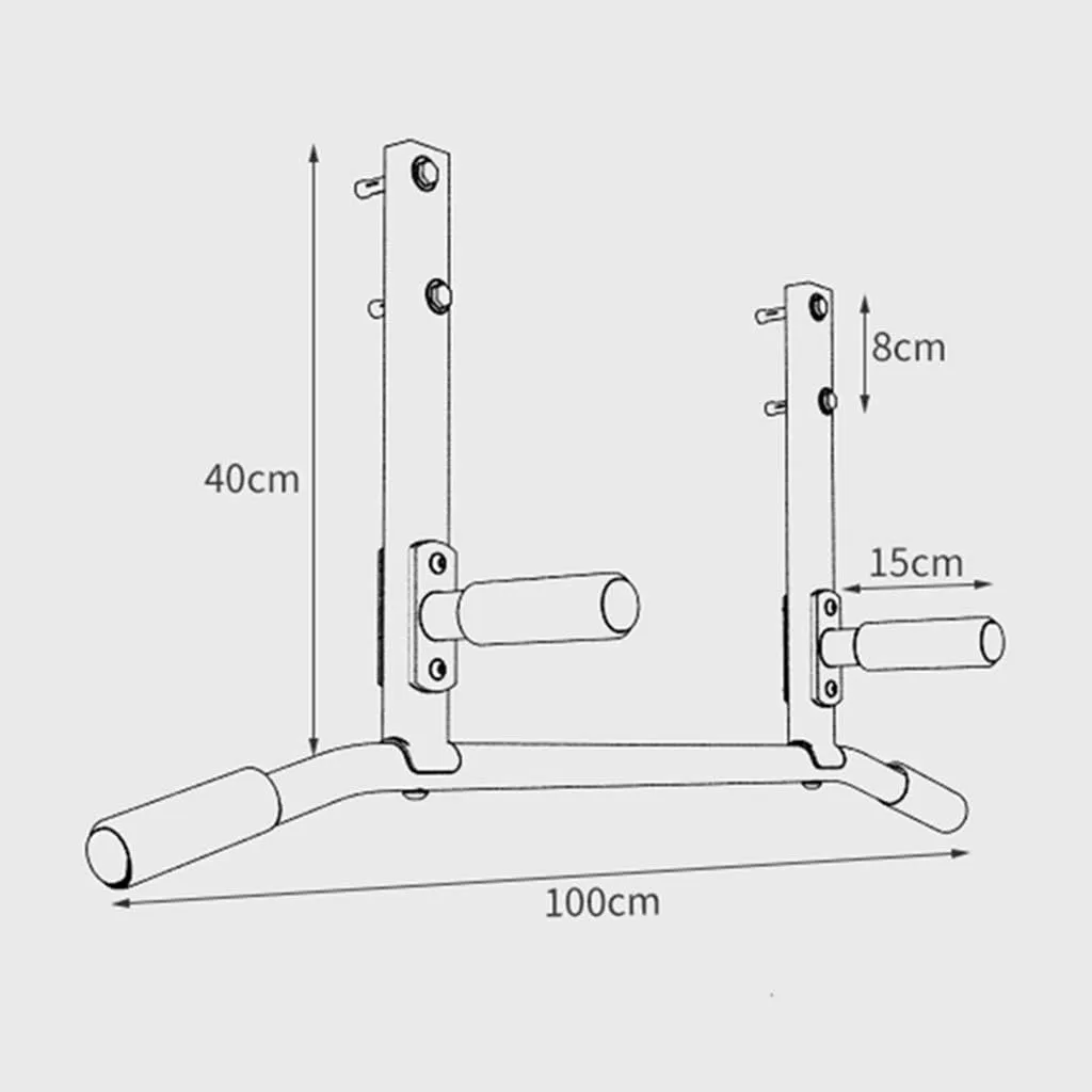 Pull Up Bars Hua Cross Beam Wall-Mounted, Multi-Purpose Aerobic Strength Training Fitness Equipment, Easy to Install, Stable and Durable, 2 Styles