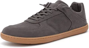 Pulltop Barefoot Wide Toe Box Shoes for Men - Minimalist Barefoot Dress Shoes Sneakers Zero Drop Slip on Walking Non Slip Shoes for Men