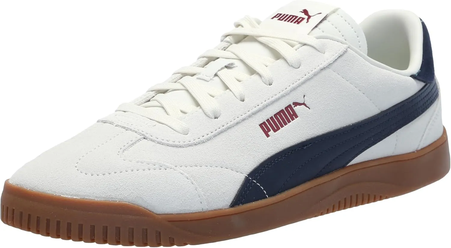 PUMA Men's Club 5v5 Shoes Sneaker, Vapor Gray Navy-Team Regal Red, 10