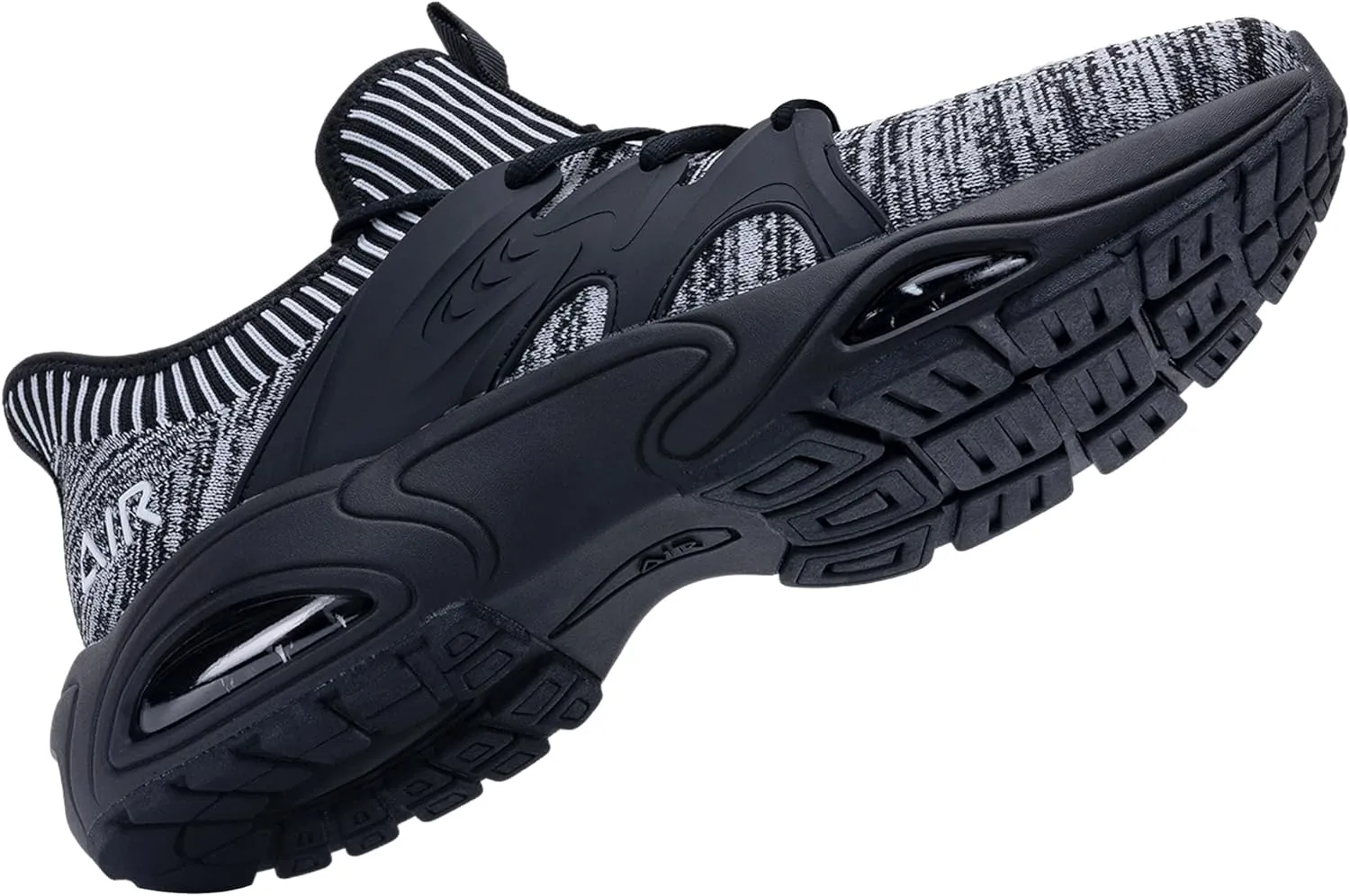 Quseek Men's Slip On Walking Shoes Running Comfortable Air Tennis Breathable Non Slip Athletic Gym Workout Cross Training Sneakers US Size 8-13