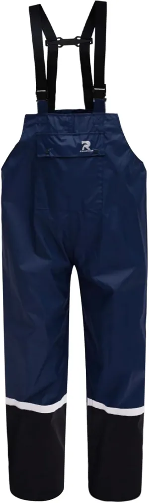 RainRider Rain Bib Pants for Men Women 150D Oxford Safety Trousers Heavy Duty Waterproof Work Pants Rip-Stop Overalls