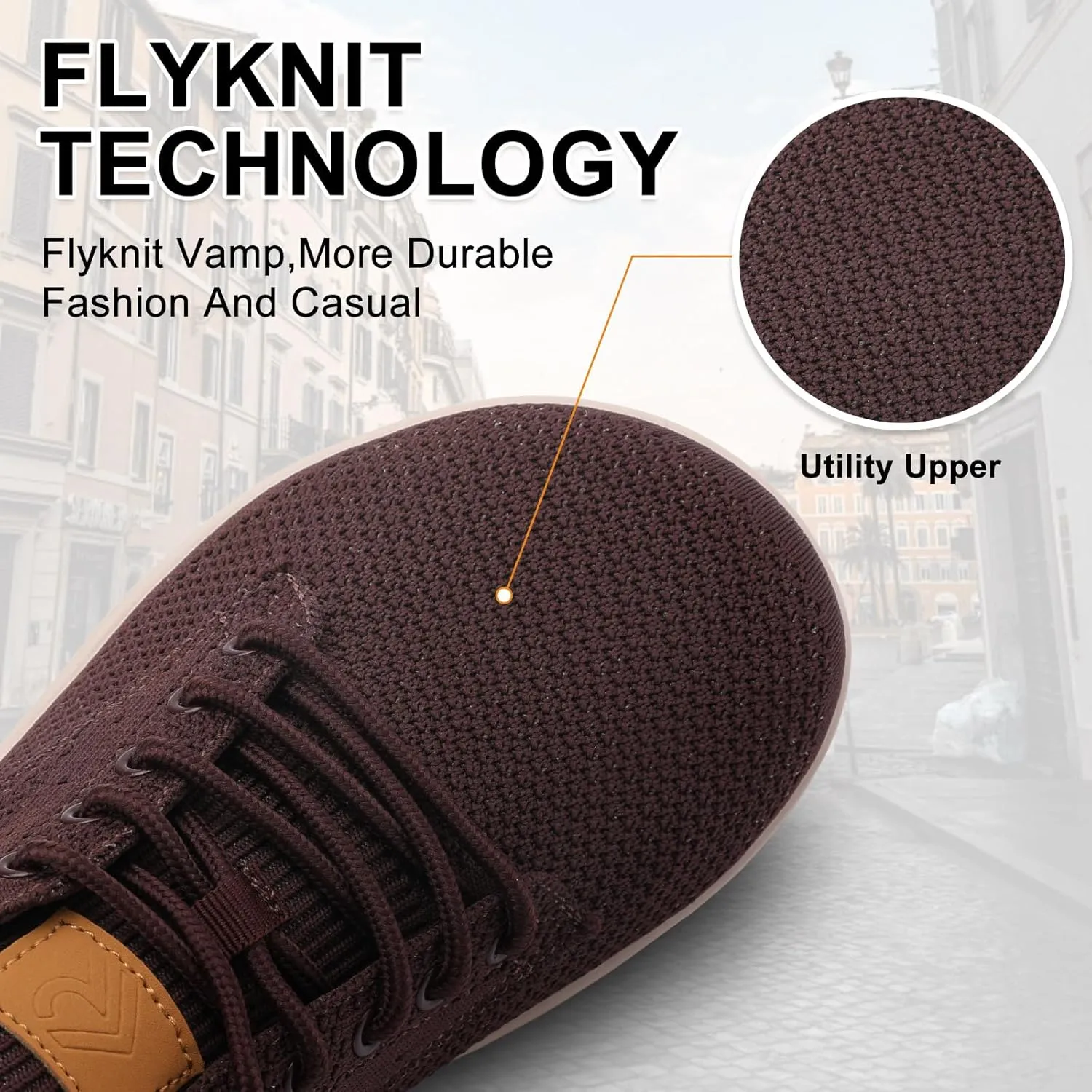 relxfeet Men's Dress Sneakers Fashion Oxfords Business Casual Shoes Wide Toe Box Barefoot Zero Drop Walking Shoes