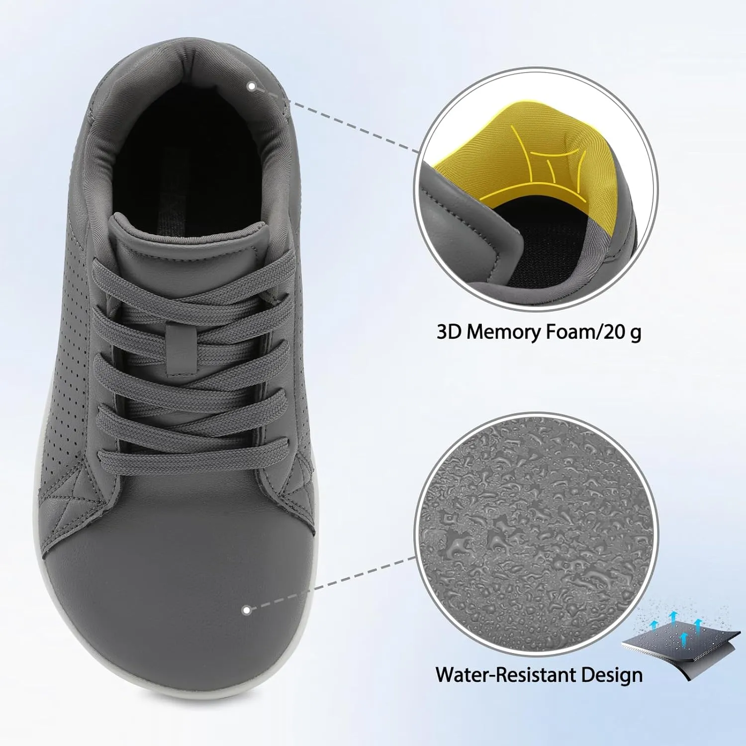 relxfeet Women's Minimalist Barefoot Shoes Zero Drop Walking Shoes Lightweight Fashion Sneakers Wide Toe Box