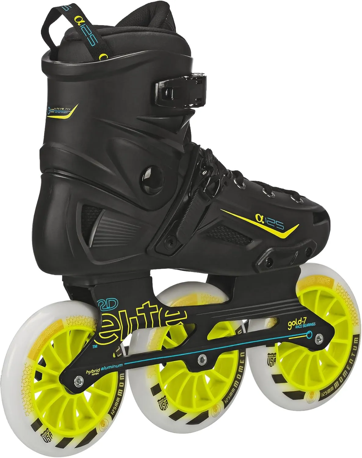 Roller Derby Elite Alpha 125mm 3-Wheel Inline Skate