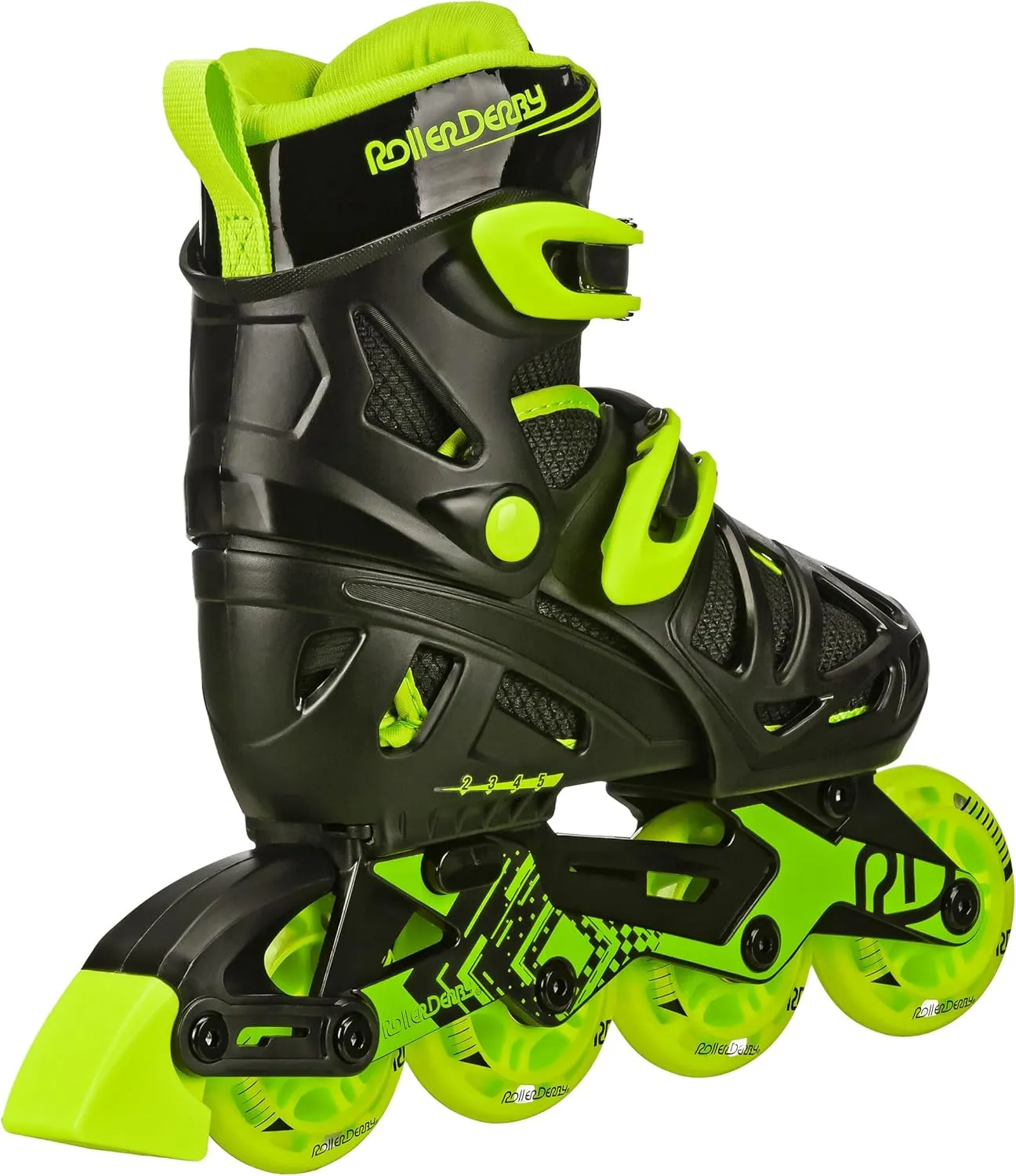 Roller Derby Tracer Adjustable Inline Skates for Boys, Girls, Kids, Beginners