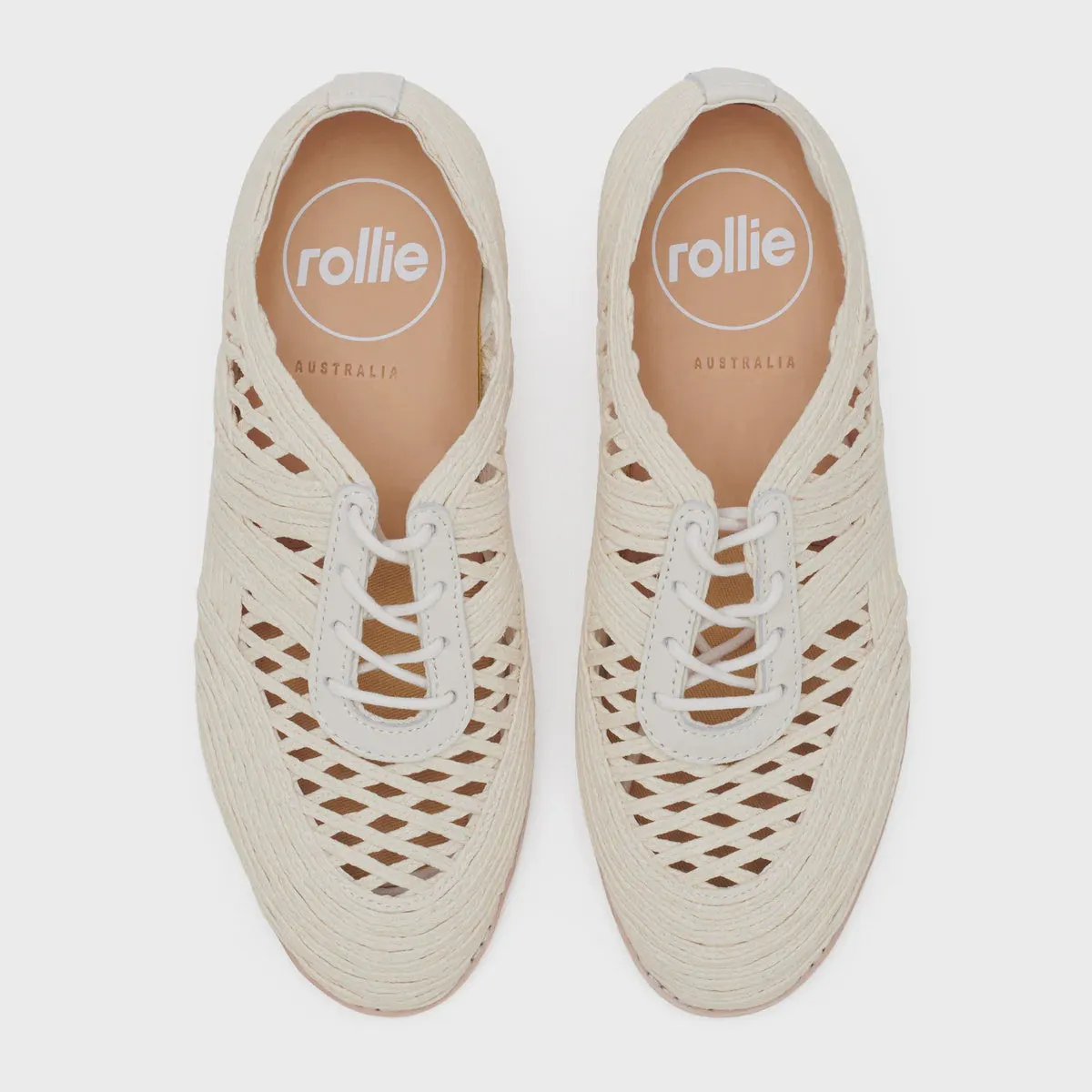 ROLLIE NATION Derby Open Weave Oat