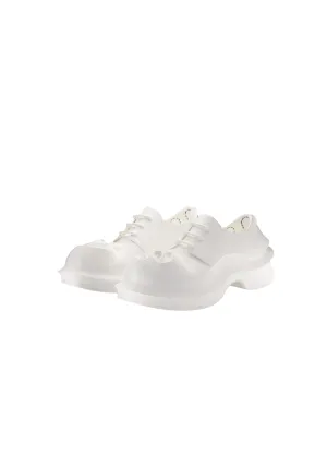 Rose Arch Derby Shoes | White