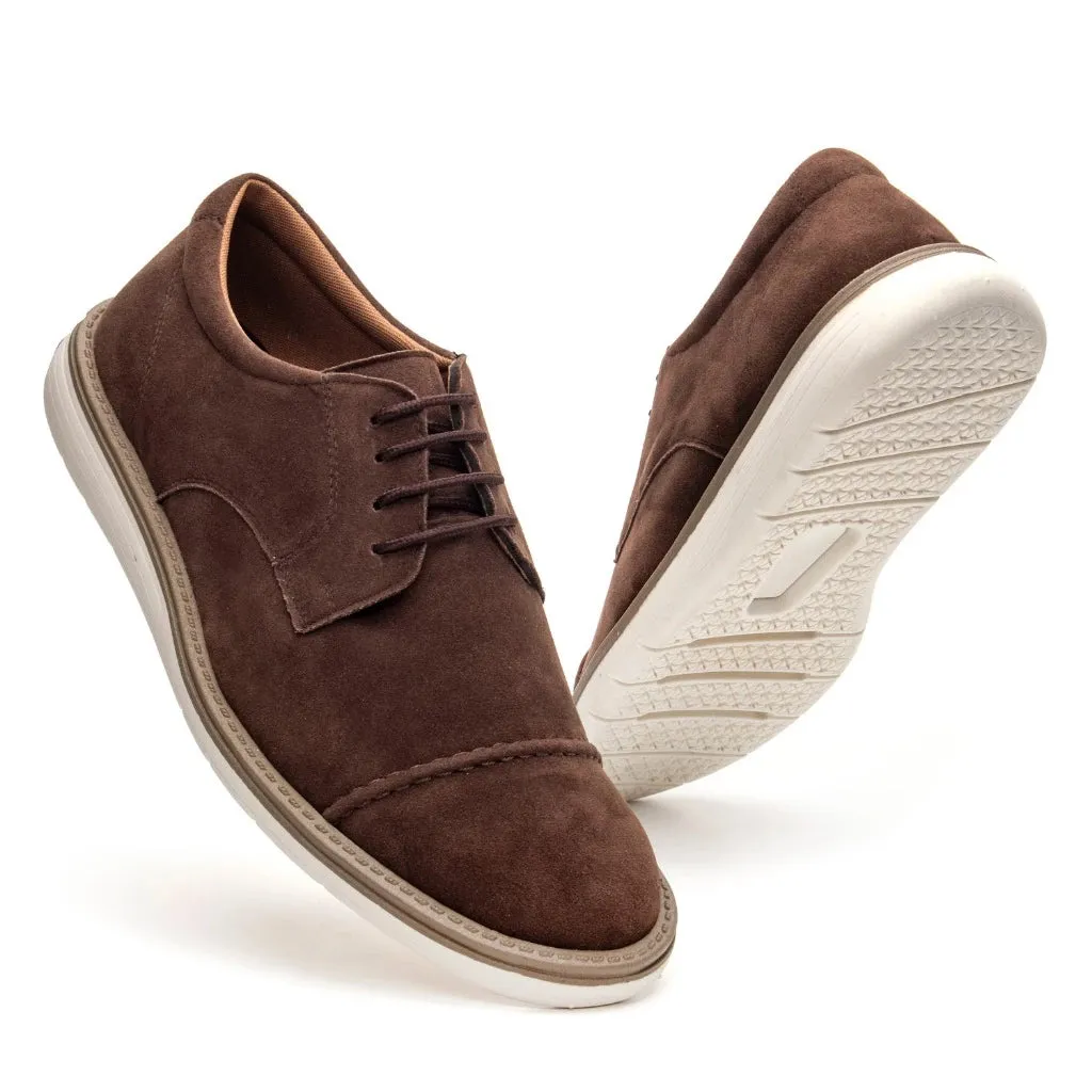 Sapato Oxford Camurça Masculino Ingles
