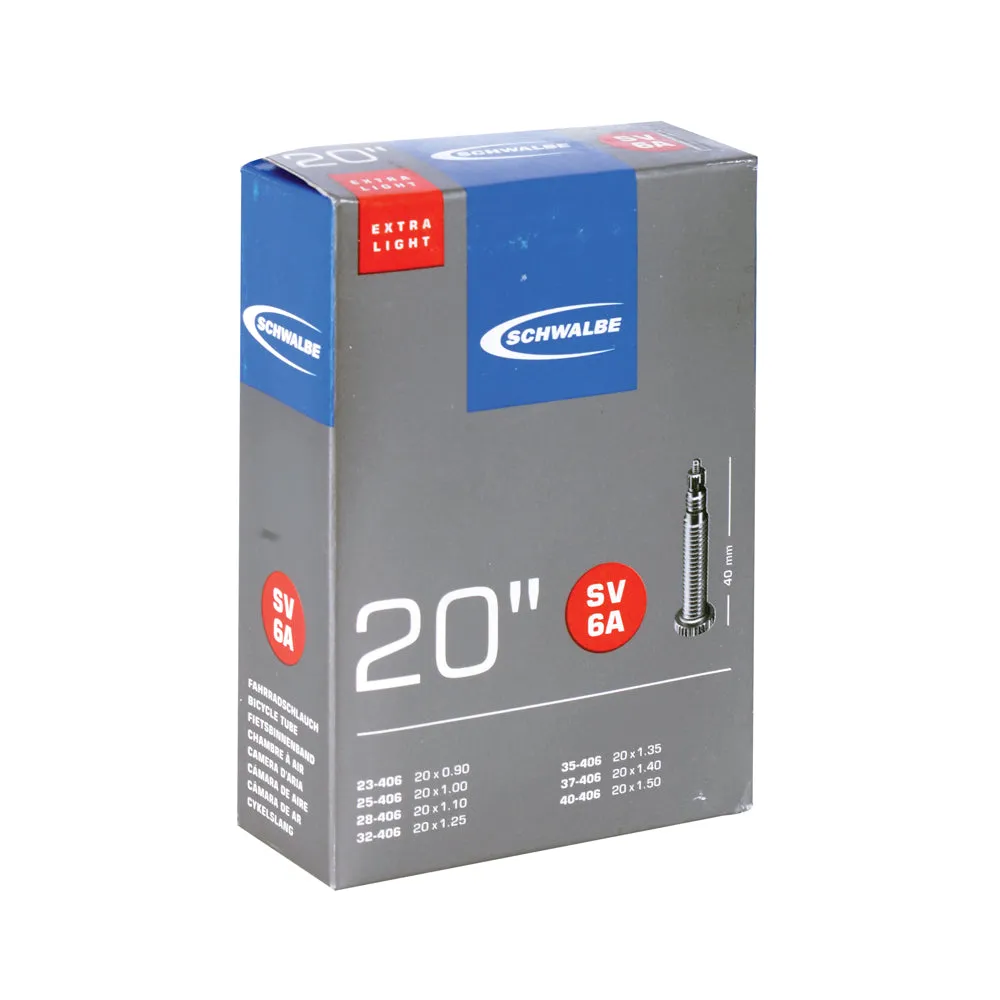 Schwalbe SV6A Inner Tube 20 x 1.35-1.50 Extra