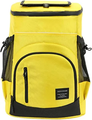 SCOSAO Cooler Backpack 36 Cans, Leak-Proof Insulated Backpack 30L Large Capacity, Double Deck Cooler Bag Up to 12 Hours,Soft Lightweight Lunch Backpack for Men Women Work Beach Camping Picnic